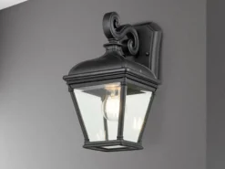Außenwandleuchte BAYVIEW Landhausstil Hängelaterne, Höhe 33,5cm