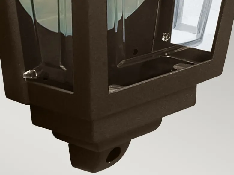 Außenwandleuchte DECO-LANE Höhe 32,5cm Halbschale mit reflektierender Rückwand
