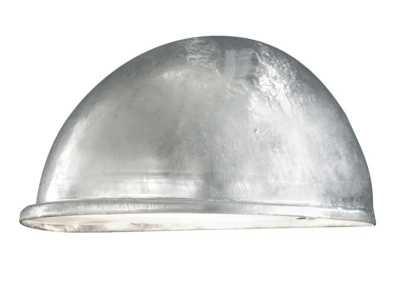 Außenwandleuchte Downlight TORINO galvanisiert, 28 x 13,5 cm, Hausbeleuchtung