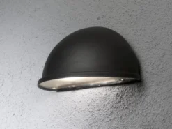 Außenwandleuchte Downlight TORINO schwarz, 28 x 13,5 cm, Hausbeleuchtung