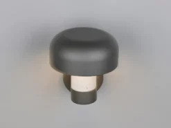 Außenwandleuchte FRASER Betonoptik mit Bewegungsmelder, H: 24cm
