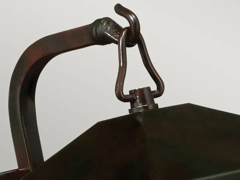 Außenwandleuchte INGLENOOK Laterne im Tiffany Design, Höhe 29cm