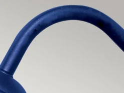 Außenwandleuchte KLAMPENBORG aus Edelstahl Blau, Ausladung 42cm