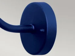 Außenwandleuchte KLAMPENBORG aus Edelstahl Blau, Ausladung 42cm