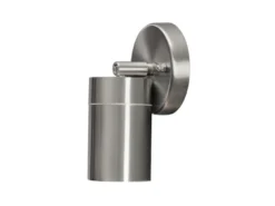 Außenwandleuchte MODENA Downlight schwenkbar, Höhe 15cm, Edelstahl