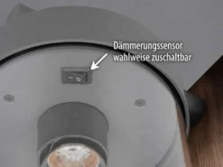 Außenwandleuchte SAMBESI Laterne im Landhausstil, Holzoptik, Höhe 33cm