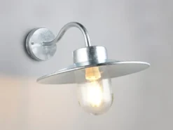 Außenwandleuchte TANA aus Metall feuerverzinkt, Salzluft resistent, Höhe 26cm