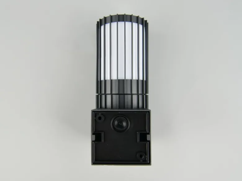 Außenwandleuchte VOLGA aus Aluminium in Anthrazit, Höhe 20cm