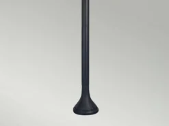 Außen Wegeleuchte NORFOLK Landhausstil Laterne mit Bleiglas, Höhe 109cm