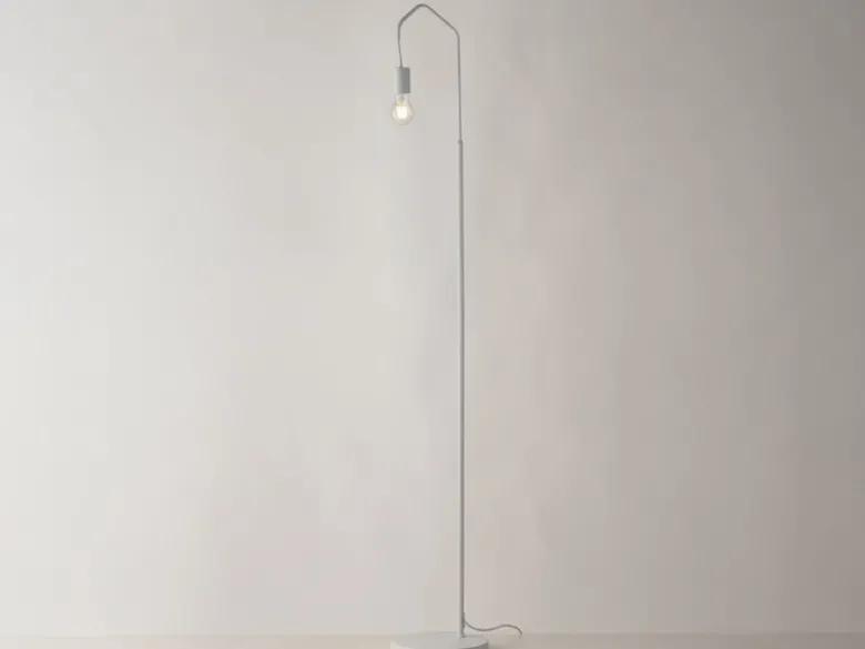 Außergewöhnliche LED Stehlampe 165cm weiß - minimalistische Designerlampe