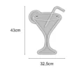 Ausgefallene Neon LED Wandleuchte CHEERS mit USB Kabel & Schalter, Höhe 43cm