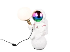 Ausgefallene Tischlampe STRONG LED dimmbar, Deko Lampe USB betrieben, Höhe 33cm