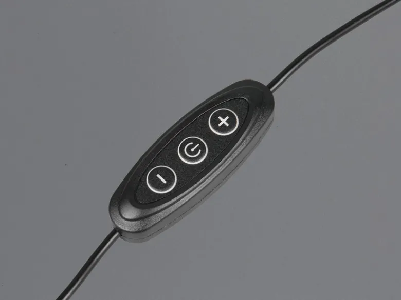 Ausgefallene Tischlampe STRONG LED dimmbar, Deko Lampe USB betrieben, Höhe 33cm