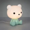 Ausgefallene USB Tischlampe CUTIE mit RGB Farbwechsel, Grün, Höhe 25cm