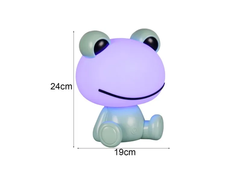 Ausgefallene USB Tischlampe HOPPER mit RGB Farbwechsel, Grün Höhe 24cm