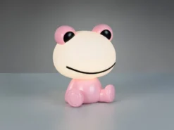 Ausgefallene USB Tischlampe HOPPER mit RGB Farbwechsel, Rosa Höhe 24cm