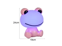 Ausgefallene USB Tischlampe HOPPER mit RGB Farbwechsel, Rosa Höhe 24cm
