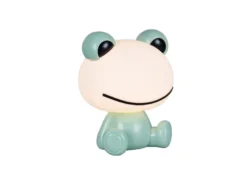 Ausgefallene USB Tischlampe Frosch mit RGB Farbwechsel, Grün Höhe 24cm