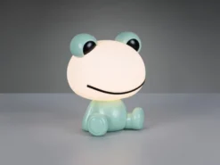 Ausgefallene USB Tischlampe Frosch mit RGB Farbwechsel, Grün Höhe 24cm