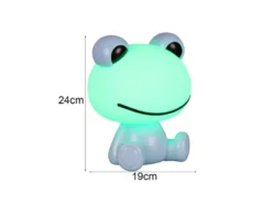 Ausgefallene USB Tischlampe HOPPER mit RGB Farbwechsel, Blau Höhe 24cm