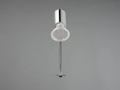 Badezimmerlampe GIADA in Chrom für Spiegelschrank mit schwenkbarem Spot