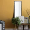 Barock Wandspiegel TANJA 50x150 Ganzkörperspiegel mit Holzrahmen Silber