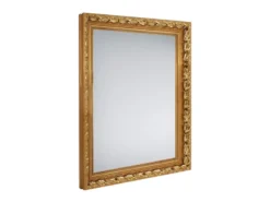 Barock Wandspiegel TANJA mit Holzrahmen Gold 55x70 cm