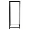 Beistelltisch VERONIKA Blumentisch aus Metall Schwarz Höhe 80cm