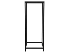 Beistelltisch VERONIKA Blumentisch aus Metall Schwarz Höhe 80cm