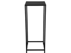 Beistelltisch VERONIKA Blumentisch aus Metall Schwarz Höhe 80cm
