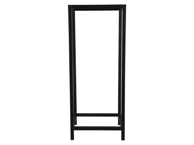Beistelltisch VERONIKA Blumentisch aus Metall Schwarz Höhe 60cm