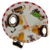 Coole Deckenlampe Motiv Baustelle für Kinderzimmer 3 flammig schwenkbar Ø 35cm
