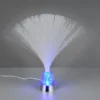 Coole Faserlampe mit RGB Farbwechsel, auch Batteriebetrieb geeignet, Höhe 31,5cm