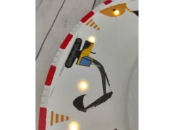 Coole LED Deckenleuchte Baustelle fürs Kinderzimmer Schlummerlicht bunt Ø54cm