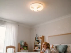 Coole LED Deckenleuchte dimmbar mit Pony Motiv fürs Kinderzimmer, bunt Ø 35cm