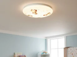 Coole LED Deckenleuchte dimmbar mit Pony Motiv fürs Kinderzimmer, bunt Ø 35cm