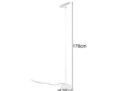 Deckenfluter SPECTER LED dimmbar & Lichtfarbe einstellbar, Weiß, Höhe 178cm