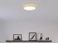 Deckenlampe CEILING DREAM mit Rattan Lampenschirm, Ø 40cm