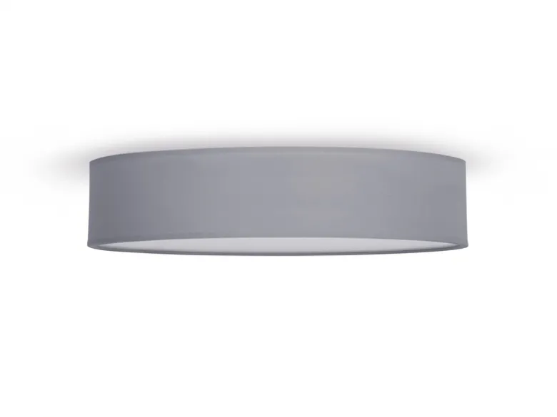 Deckenlampe CEILING DREAM, Stoff Grau / Abdeckung satiniert, Ø 50cm