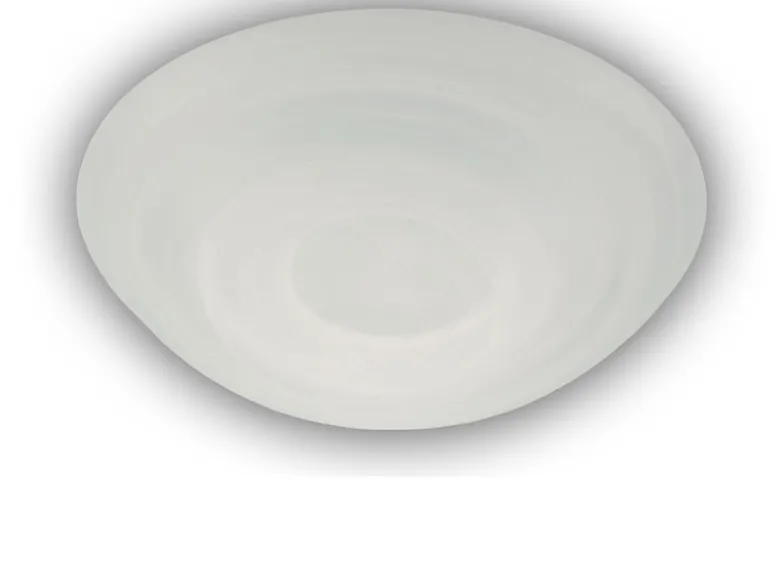 Deckenleuchte / Deckenschale rund, Glas Alabaster, Ø 30cm