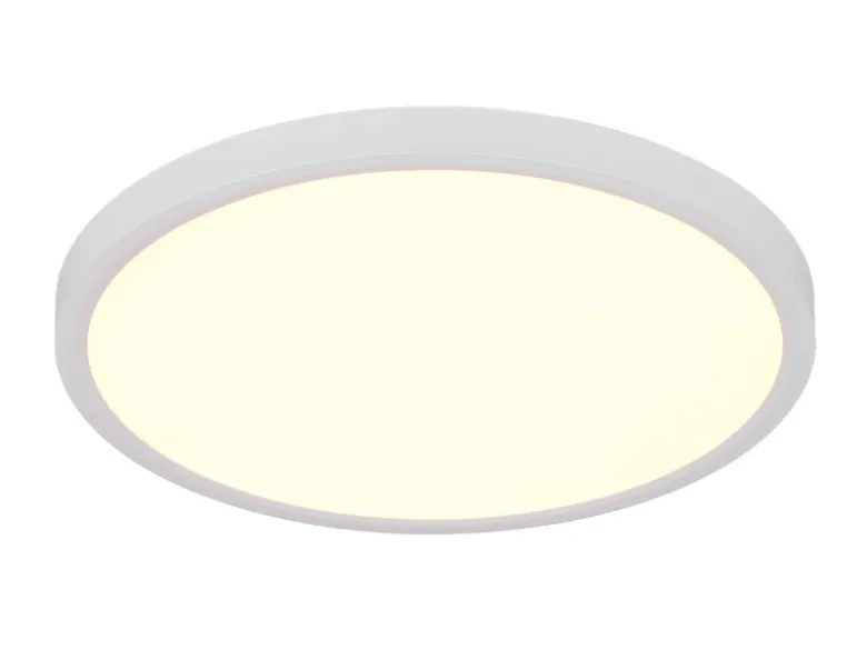 Deckenleuchte DRACO Weiß ultraflach LED dimmbar & Lichtfarbe einstellbar 40cm
