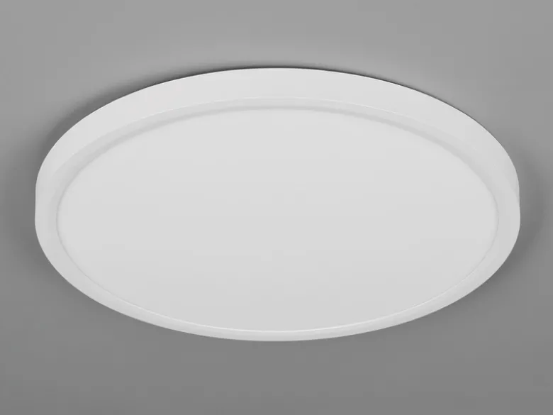 Deckenleuchte DRACO Weiß ultraflach LED dimmbar & Lichtfarbe einstellbar 40cm