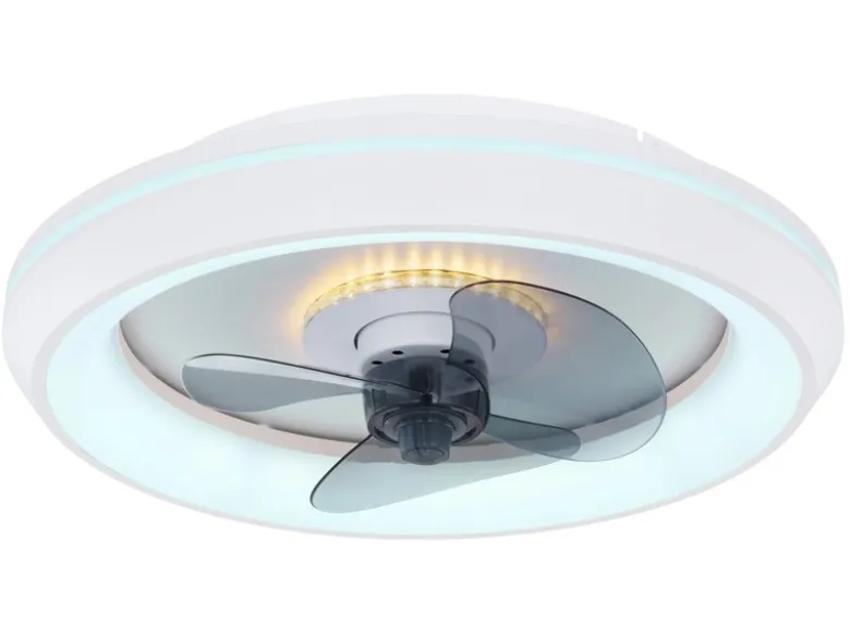 Deckenleuchte JOEY mit Ventilator & Fernbedienung Lichtfarbe einstellbar, Ø 48cm