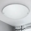 Deckenleuchte LANA mit Glas Lampenschirm Weiß matt, Ø 25cm