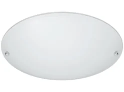 Deckenleuchte LANA mit Glas Lampenschirm Weiß matt, Ø 25cm