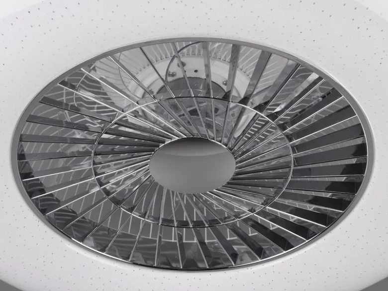 Deckenleuchte mit Ventilator 59cm Fernbedienung, dimmbar, Sternenhimmel