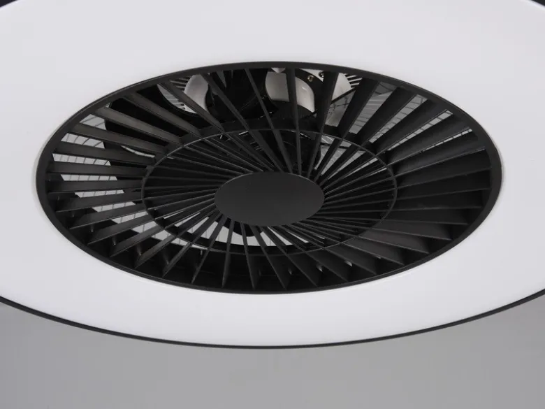 Deckenleuchte mit Ventilator HALMSTAD Fernbedienung & Nachtlicht Ø 59cm
