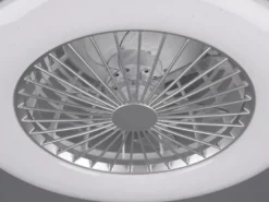 Deckenleuchte mit Ventilator dimmbar Fernbedienung & Wandhalterung Ø50cm