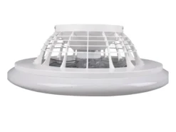 Deckenleuchte mit Ventilator dimmbar Fernbedienung & Wandhalterung Ø50cm