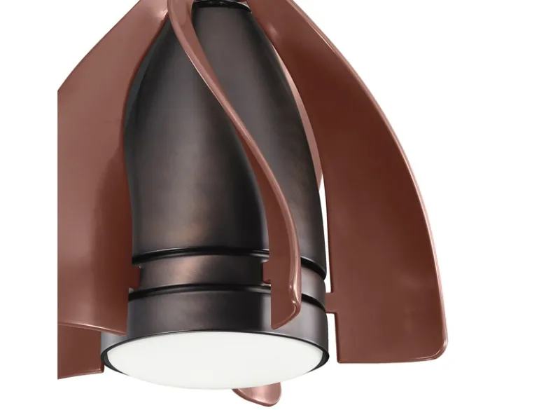 Deckenleuchte TERNA mit Ventilator und Fernbedienung höhenverstellbar, Ø 38cm